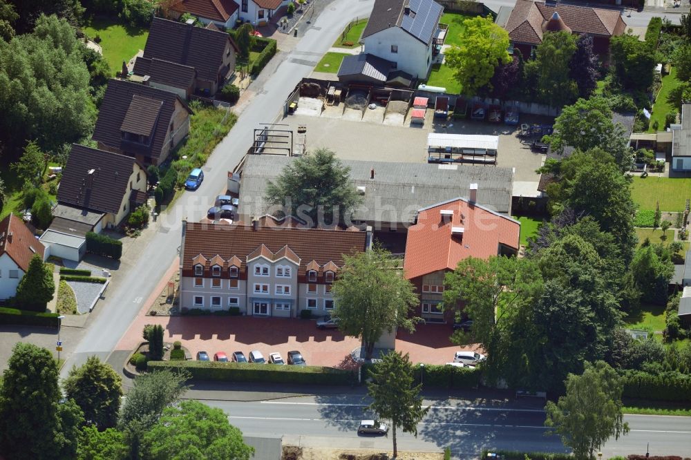 Luftbild Unna - Büro- und Geschäftshaus An der Vaerstbrücke in Unna im Bundesland Nordrhein-Westfalen