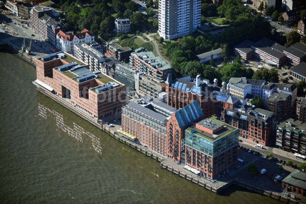 Hamburg aus der Vogelperspektive: Büro- und Geschäftshaus des Warsteiner Elbspeicher in Hamburg