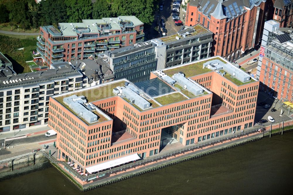 Luftbild Hamburg - Büro- und Geschäftshaus des Warsteiner Elbspeicher in Hamburg