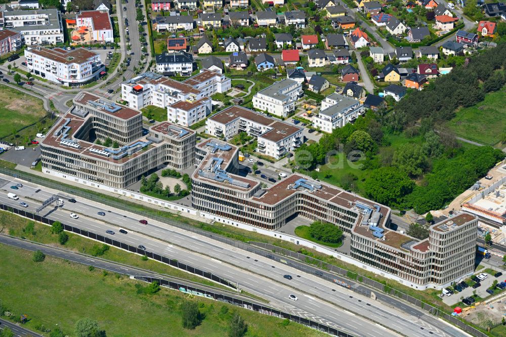 Luftaufnahme Berlin - Büro- und Geschäftshauses Brain Box Berlin in Berlin-Adlershof, Deutschland