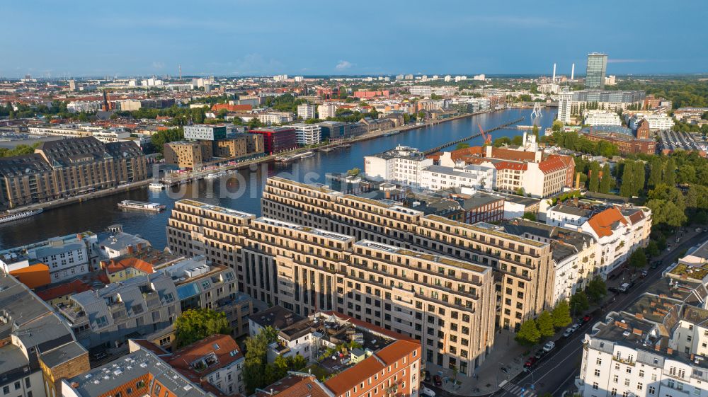 Luftbild Berlin - Büro- und Geschäftshauses CUVRY CAMPUS im Ortsteil Kreuzberg in Berlin, Deutschland