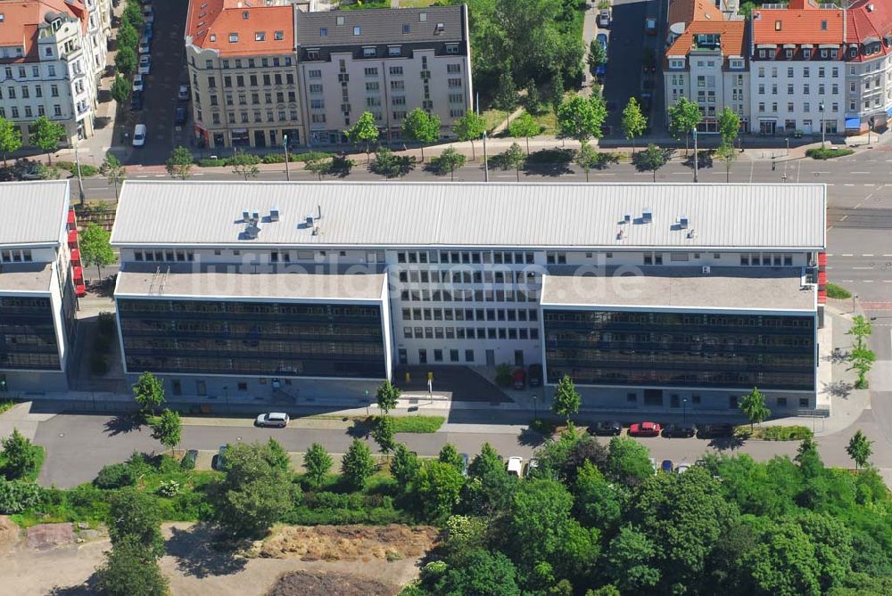 Luftbild Leipzig - Büro- und Geschäftshauskomplex der IKV GMBH an der Wichernstraße in Leipzig