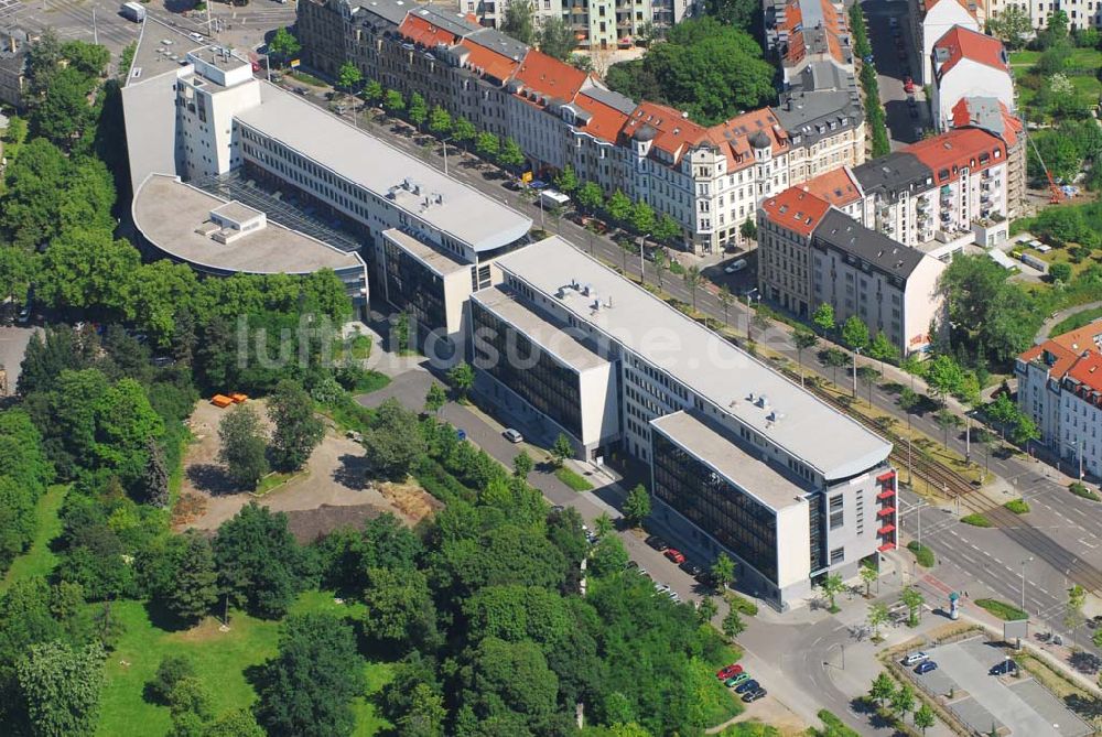 Luftbild Leipzig - Büro- und Geschäftshauskomplex der IKV GMBH an der Wichernstraße in Leipzig