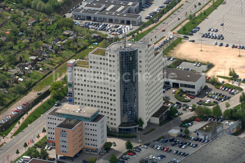 Luftbild Chemnitz - Büro- Hochhaus des Technologie- und Gewerbepark Solaris in Chemnitz