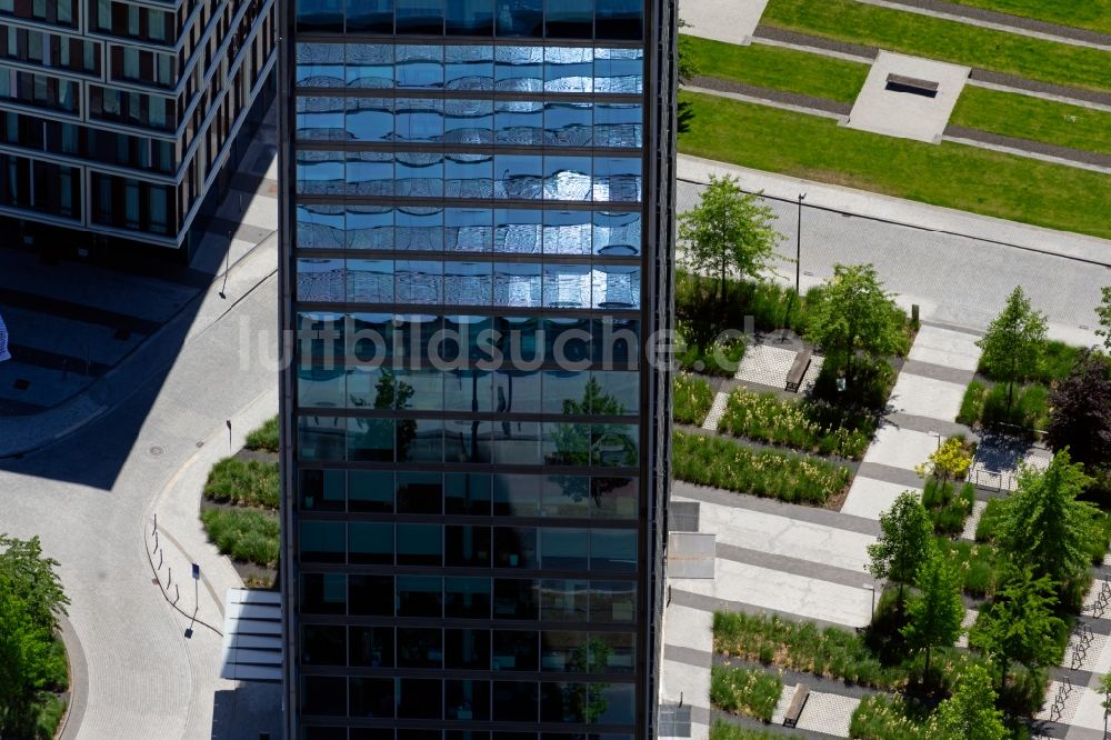 Luftbild Bremen - Büro- und Unternehmensverwaltungs- Hochhaus- Gebäude Weser Tower in Bremen, Deutschland