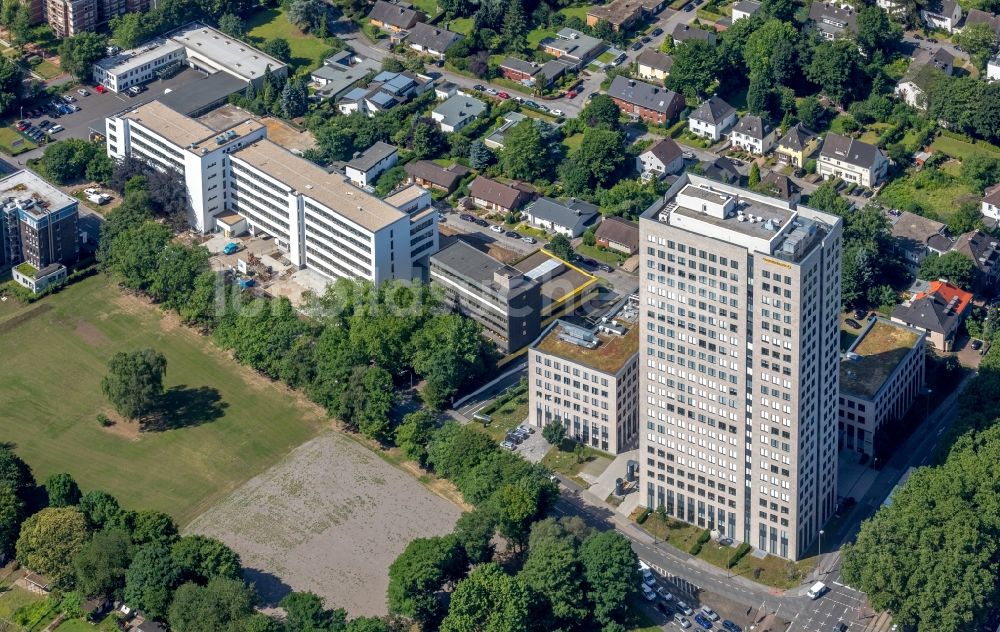 Luftbild Dortmund - Büro- und Unternehmensverwaltungs- Hochhaus- Gebäude Westfalentower in Dortmund im Bundesland Nordrhein-Westfalen, Deutschland