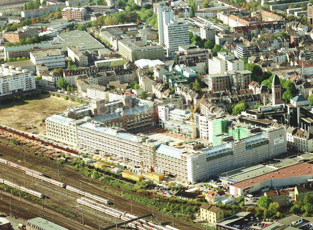 Luftbild Frankfurt am Main - Büro- und Verwaltungsbau Galluspark am Frankfurter Hauptbahnhof