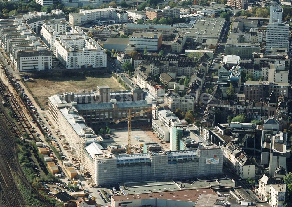 Luftbild Frankfurt am Main - Büro- und Verwaltungsbau Galluspark am Frankfurter Hauptbahnhof