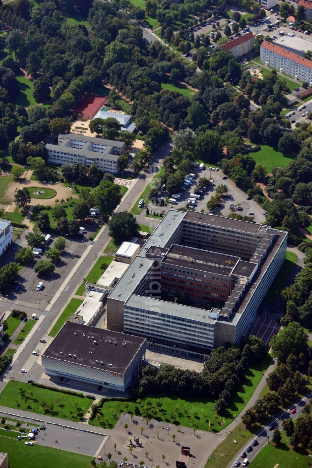 Luftbild Dresden - Büro- und Wirtschafts- Gebäude in der Zinzendorfstraße in Dresden in Sachsen