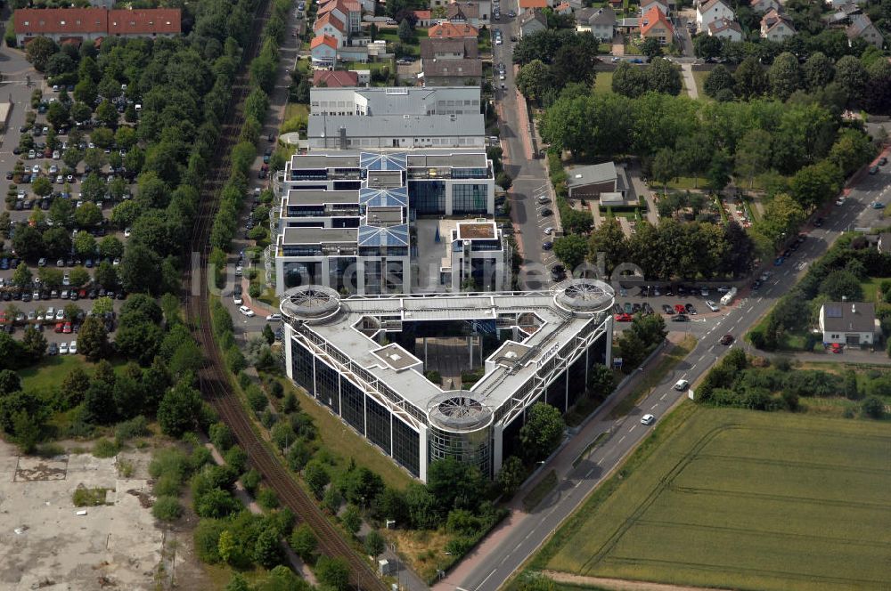 Luftaufnahme Bad Homburg von der Höhe - Bürogebäude in Bad Homburg