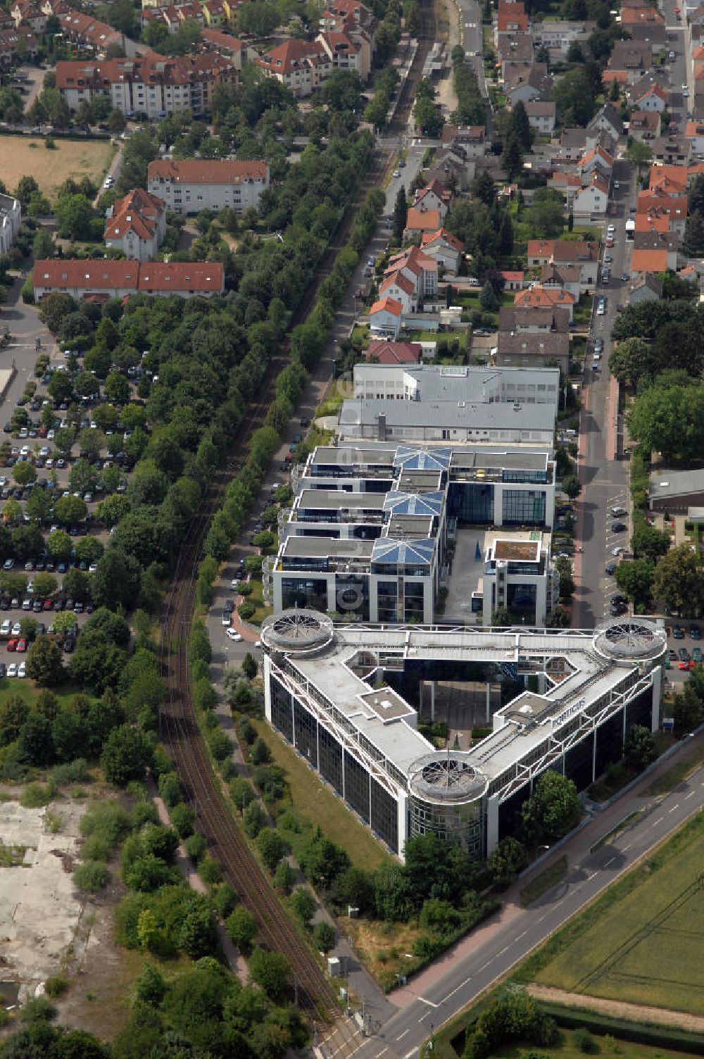 Bad Homburg von der Höhe aus der Vogelperspektive: Bürogebäude in Bad Homburg