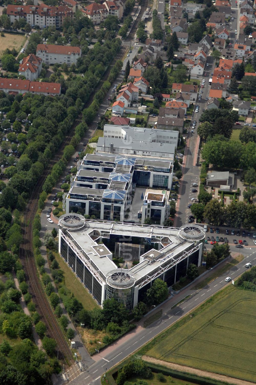 Luftbild Bad Homburg von der Höhe - Bürogebäude in Bad Homburg