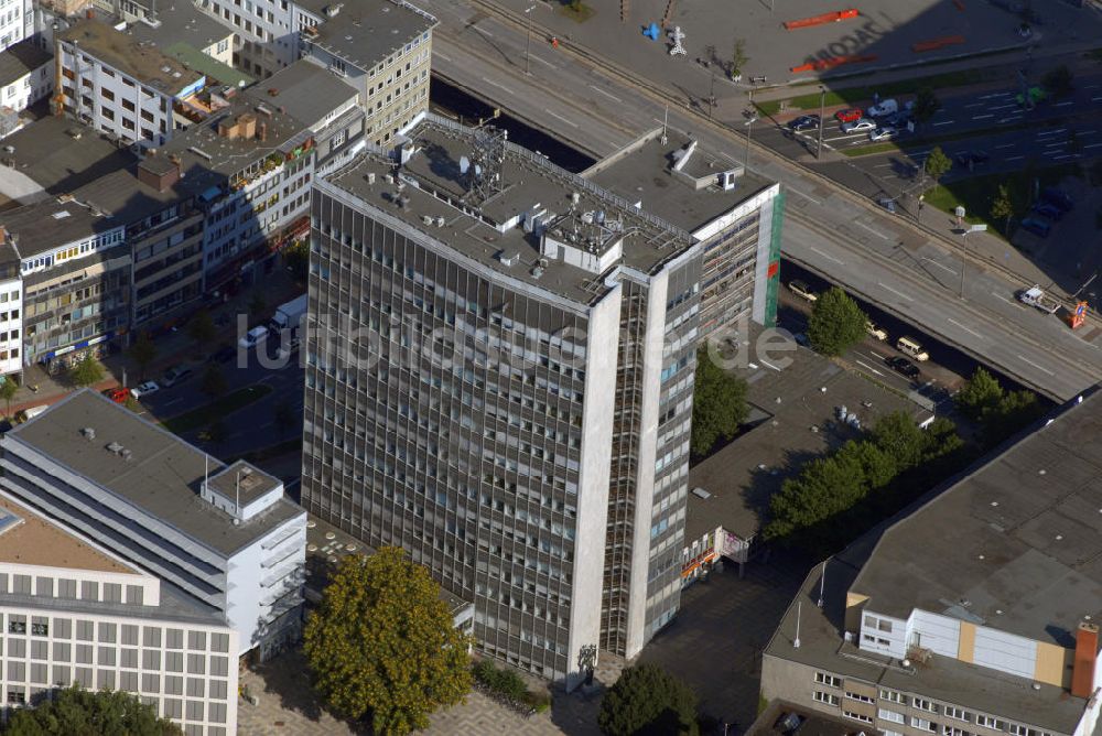 Luftaufnahme Bremen - Bürogebäude Bahnhofsplatz / Rembertiring in Bremen