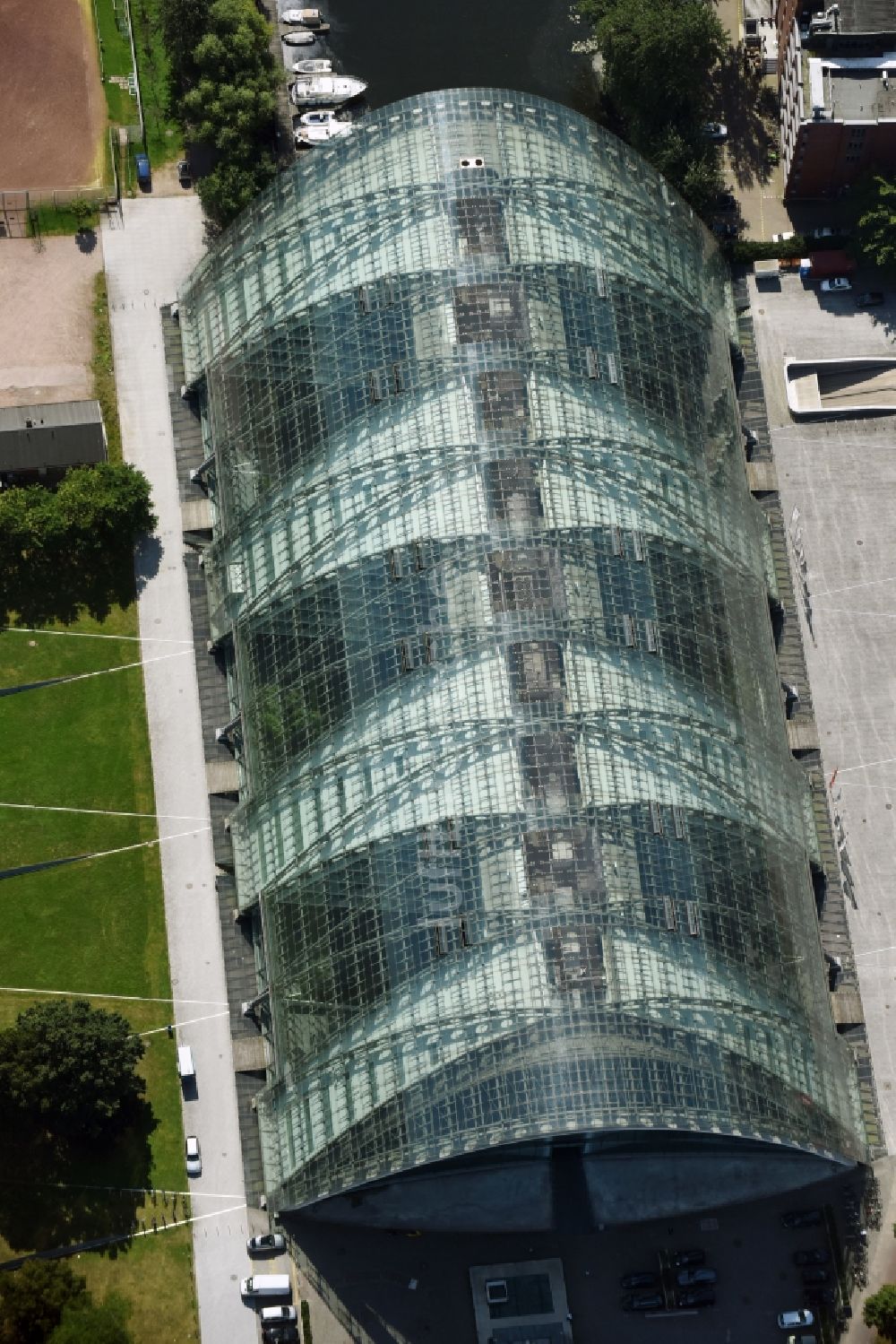 Luftbild Hamburg - Bürogebäude Berliner Bogen im Stadtteil Hammerbrook in Hamburg