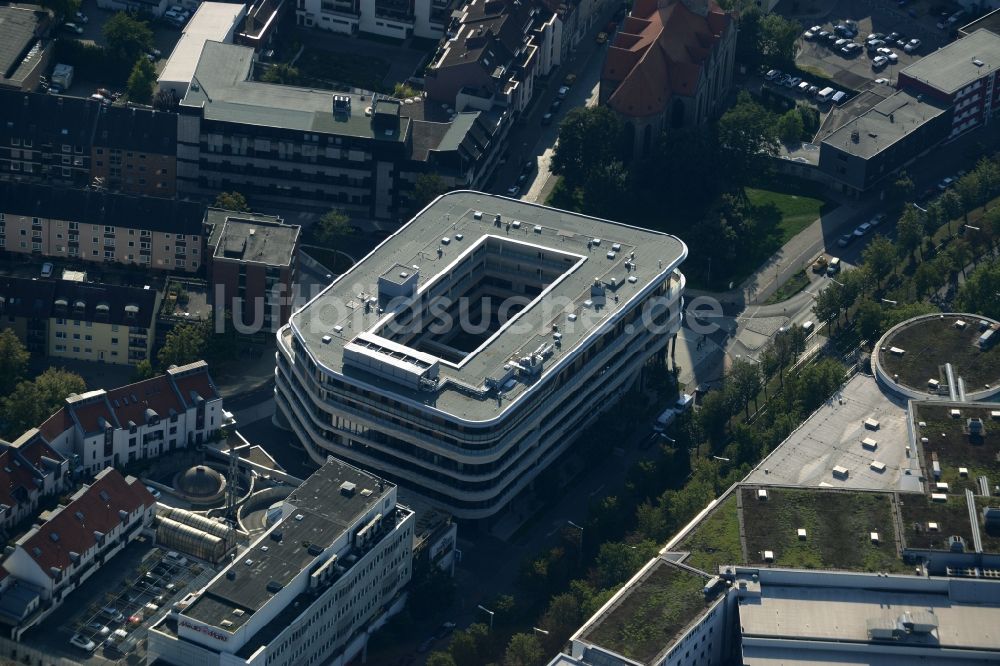 Luftbild Braunschweig - Bürogebäude des BZV Medienhauses in Braunschweig im Bundesland Niedersachsen