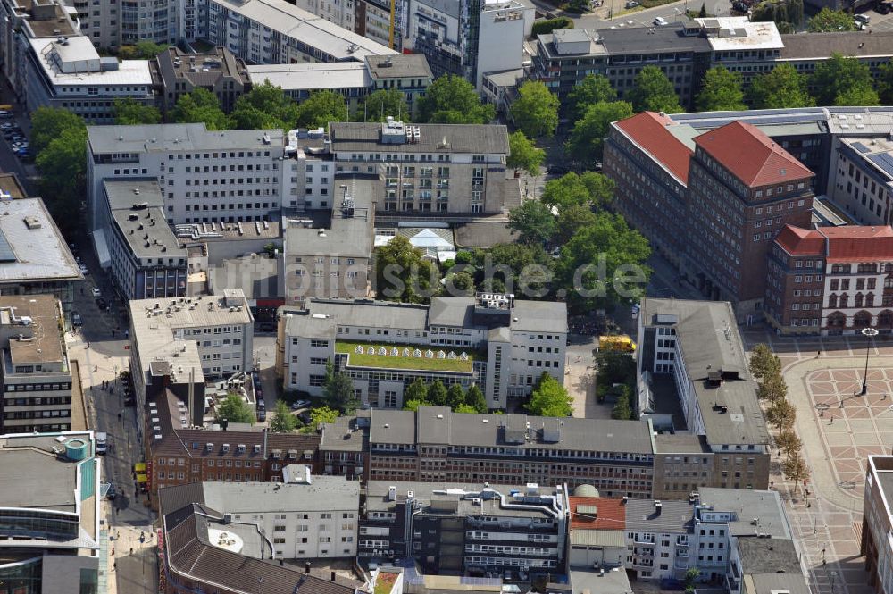 Dortmund von oben - Bürogebäude in Dortmund / Nordrhein-Westfalen