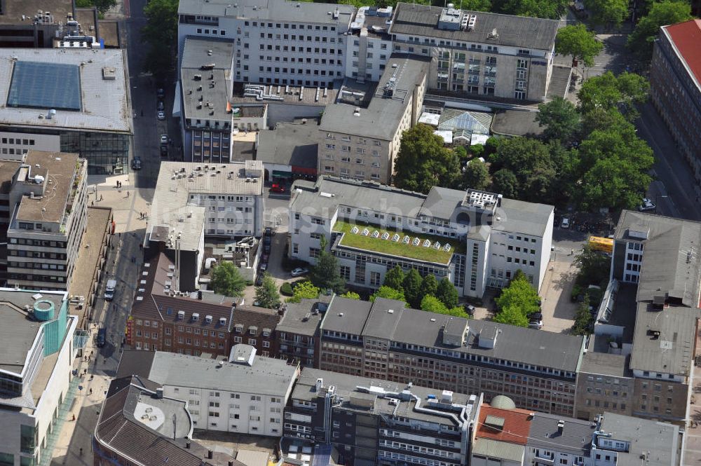 Dortmund aus der Vogelperspektive: Bürogebäude in Dortmund / Nordrhein-Westfalen