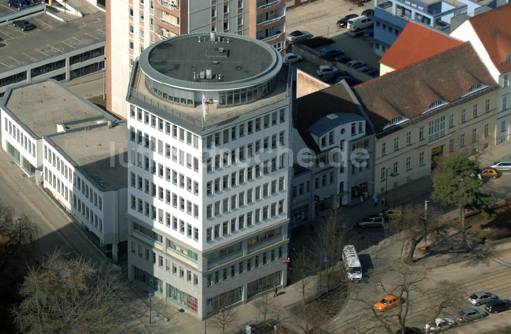 Luftbild Frankfurt (Oder) - Bürogebäude in Frankfurt (Oder)