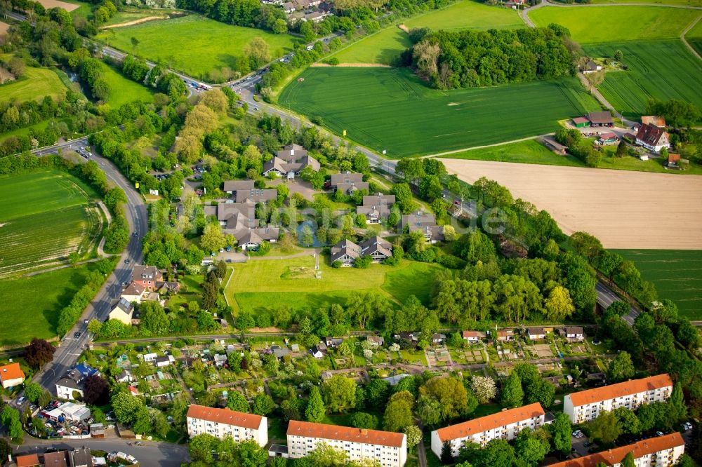 Luftbild Hamm - Bürogebäude des Geschäftshauses AhsePark in Hamm im Bundesland Nordrhein-Westfalen