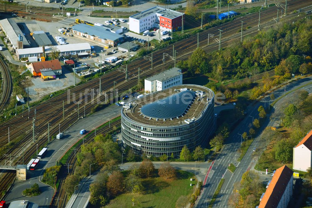 Luftbild Dresden - Bürogebäude des Geschäftshauses Ammonhof an der Ammonstraße in Dresden im Bundesland Sachsen, Deutschland