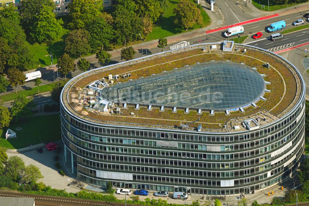 Luftbild Dresden - Bürogebäude des Geschäftshauses Ammonhof an der Ammonstraße in Dresden im Bundesland Sachsen, Deutschland