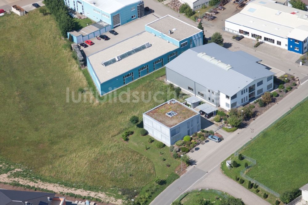 Luftbild Marxzell - Bürogebäude des Geschäftshauses B.D.B. GmbH in Marxzell im Bundesland Baden-Württemberg