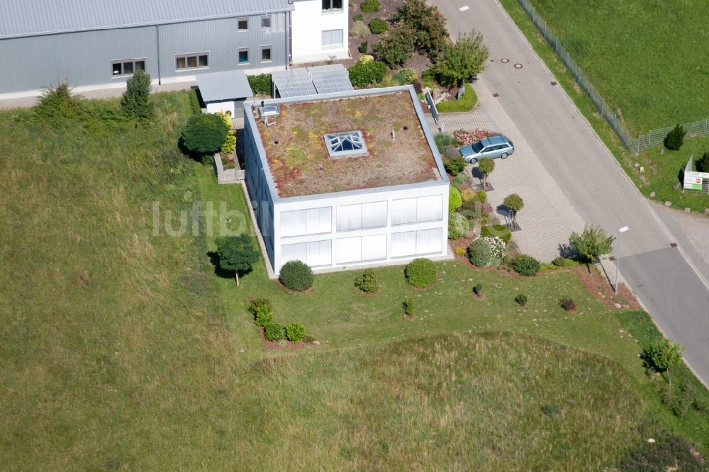 Luftbild Marxzell - Bürogebäude des Geschäftshauses B.D.B. GmbH in Marxzell im Bundesland Baden-Württemberg