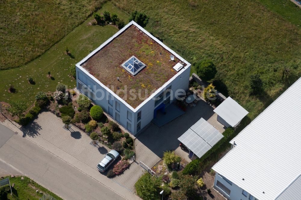 Luftaufnahme Marxzell - Bürogebäude des Geschäftshauses B.D.B. GmbH in Marxzell im Bundesland Baden-Württemberg