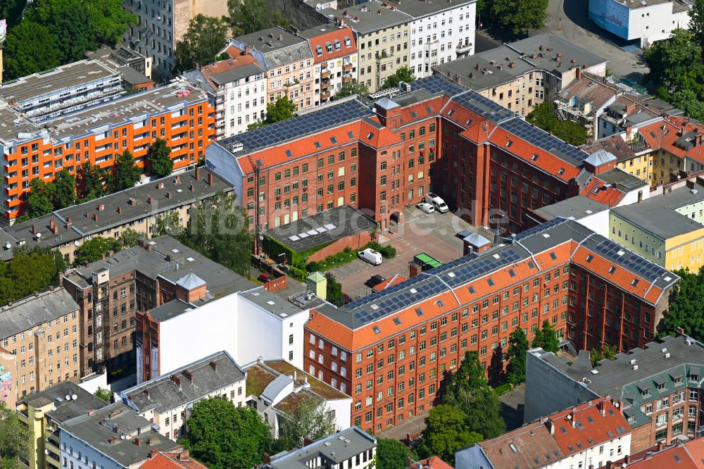 Berlin von oben - Bürogebäude des Geschäftshauses Bechstein- Höfe in Berlin, Deutschland