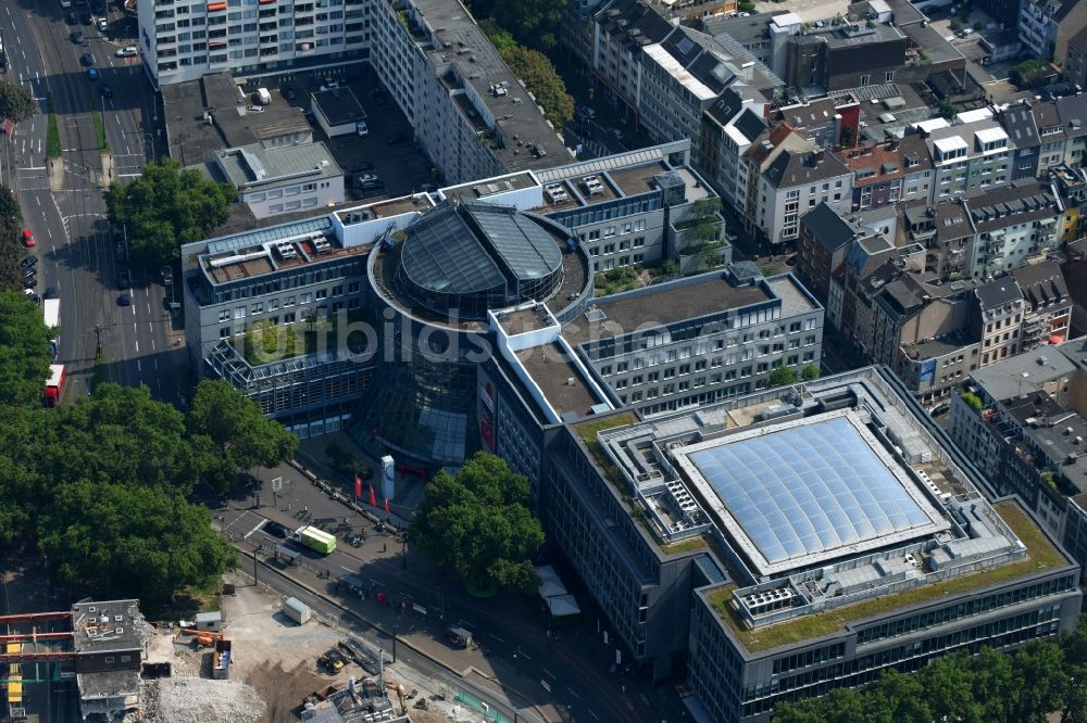 Luftaufnahme Köln - Bürogebäude des Geschäftshauses beim Habsburgerring Ecke Schaafenstraße in Köln im Bundesland Nordrhein-Westfalen, Deutschland