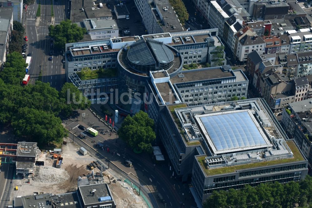 Köln von oben - Bürogebäude des Geschäftshauses beim Habsburgerring Ecke Schaafenstraße in Köln im Bundesland Nordrhein-Westfalen, Deutschland