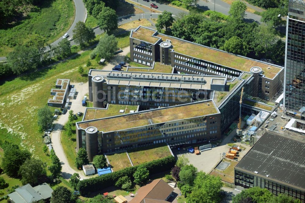 Bochum aus der Vogelperspektive: Bürogebäude des Geschäftshauses in Bochum im Bundesland Nordrhein-Westfalen