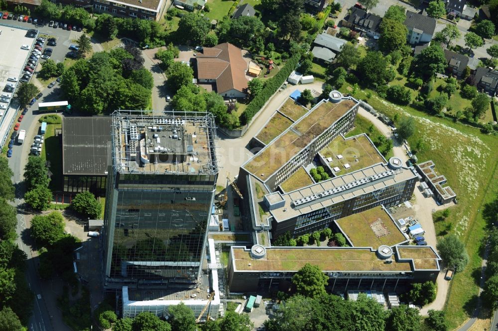 Bochum aus der Vogelperspektive: Bürogebäude des Geschäftshauses in Bochum im Bundesland Nordrhein-Westfalen