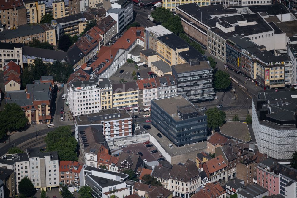 Luftaufnahme Braunschweig - Bürogebäude des Geschäftshauses in Braunschweig im Bundesland Niedersachsen, Deutschland