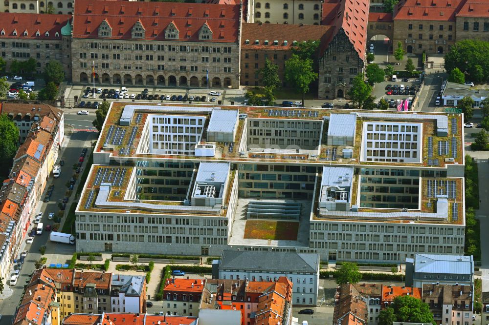 Nürnberg von oben - Bürogebäude des Geschäftshauses DATEV IT-Campus im Ortsteil Bärenschanze in Nürnberg im Bundesland Bayern, Deutschland