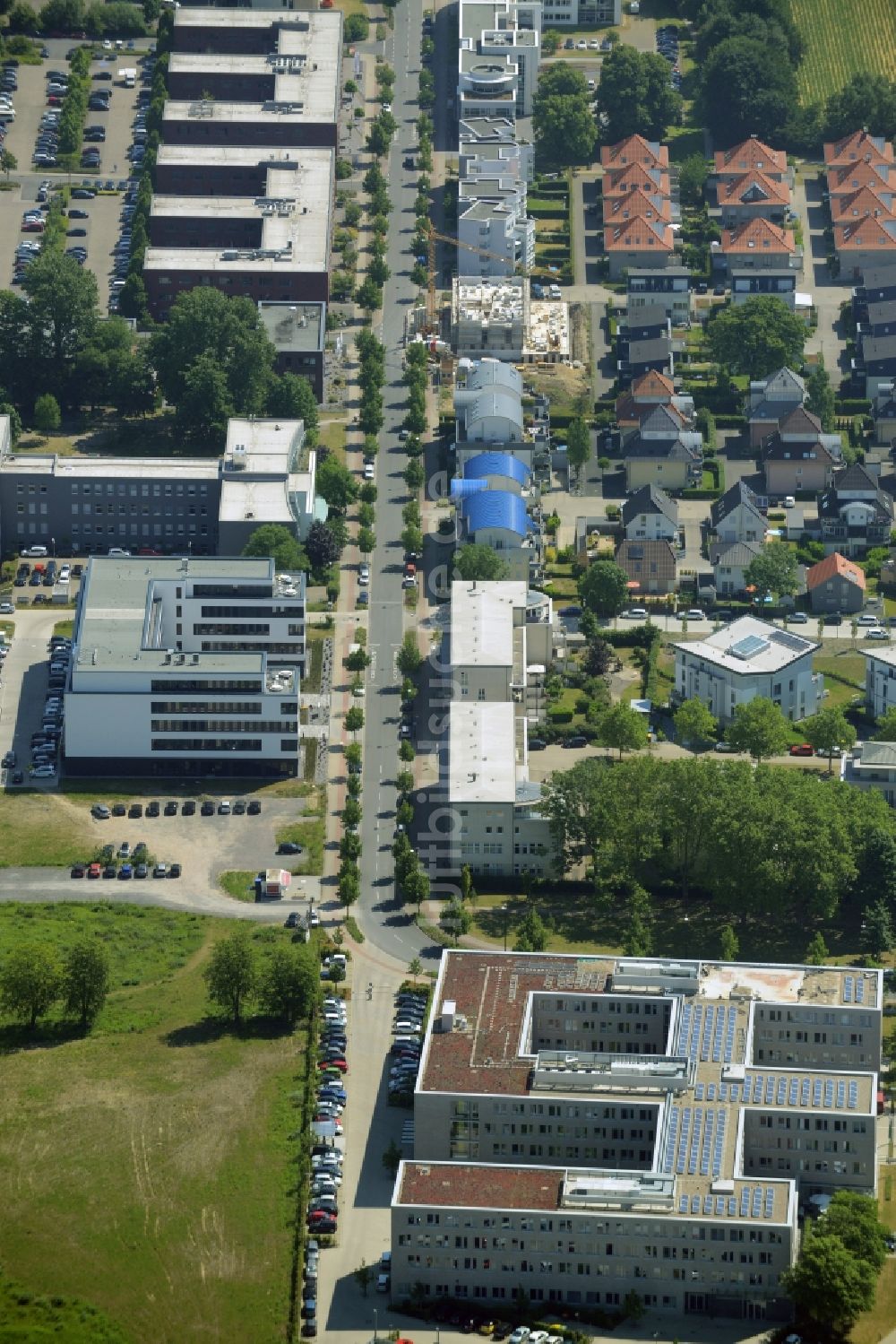 Luftbild Dortmund - Bürogebäude des Geschäftshauses in Dortmund im Bundesland Nordrhein-Westfalen