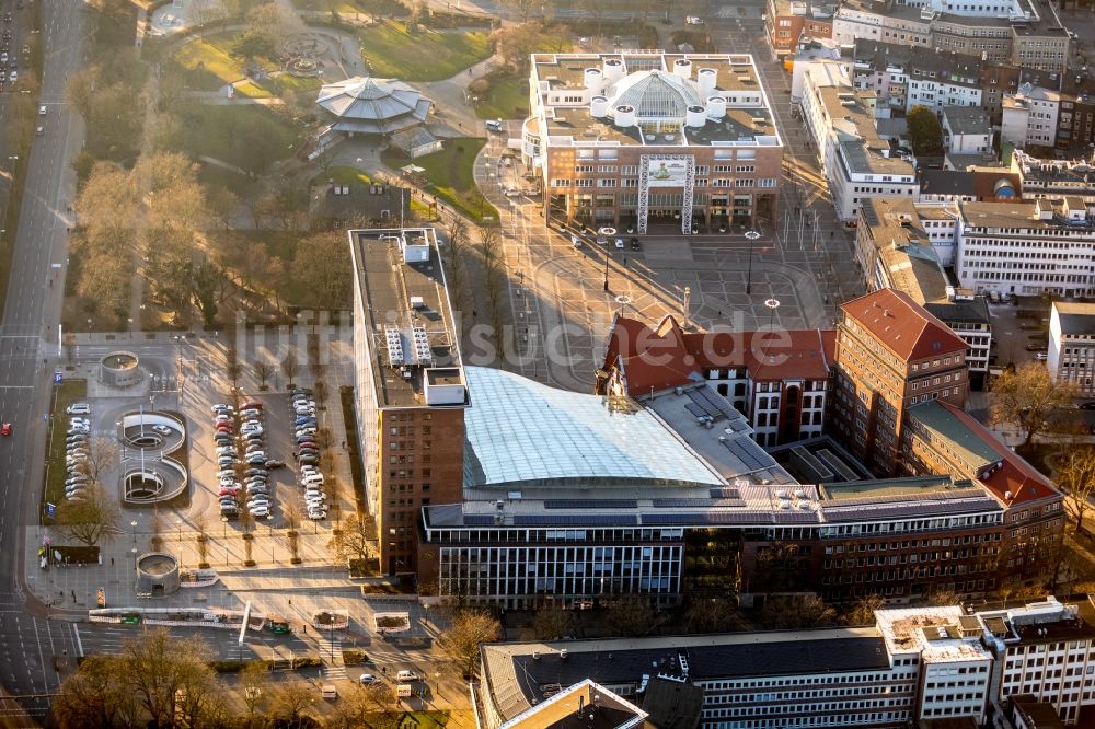 Luftbild Dortmund - Bürogebäude des Geschäftshauses entlang der Kleppingstraße in Dortmund im Bundesland Nordrhein-Westfalen, Deutschland