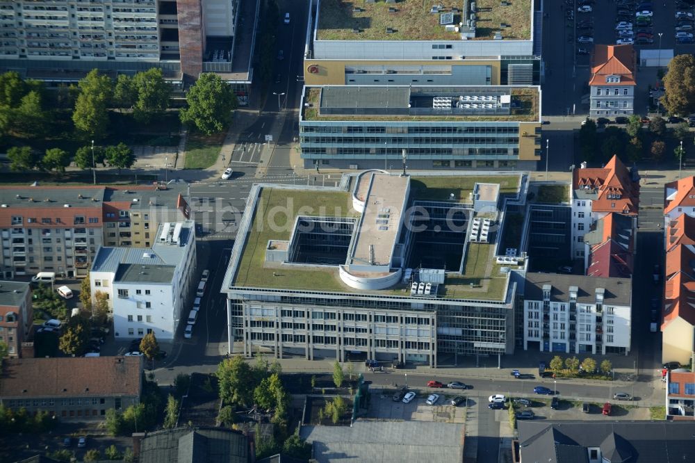 Luftbild Erfurt - Bürogebäude des Geschäftshauses in Erfurt im Bundesland Thüringen