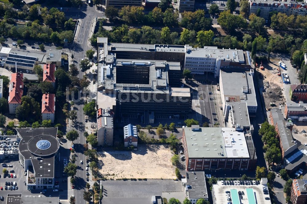 Berlin von oben - Bürogebäude des Geschäftshauses an der Franklinstraße im Ortsteil Charlottenburg in Berlin, Deutschland