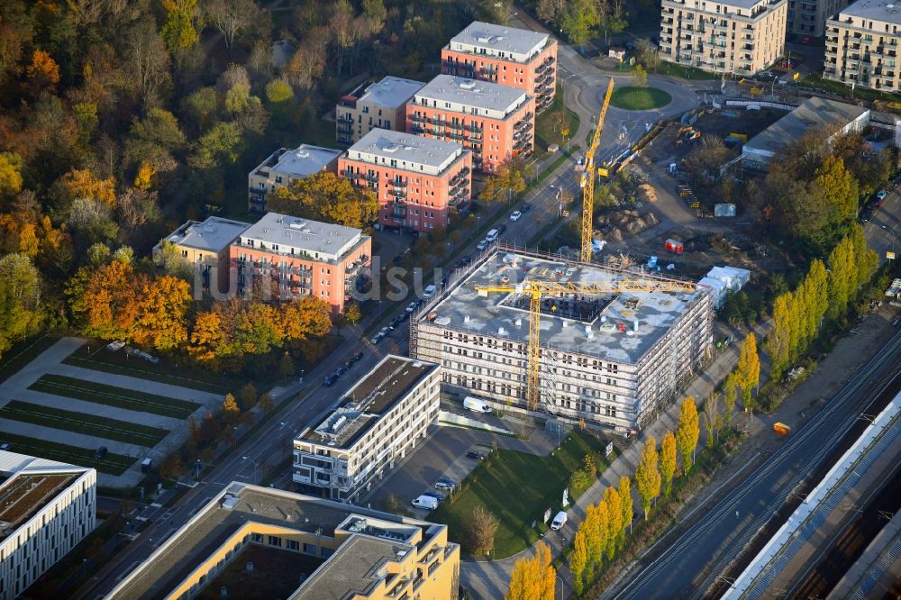 Luftaufnahme Potsdam - Bürogebäude des Geschäftshauses an der Friedrich-List-Straße in Potsdam im Bundesland Brandenburg, Deutschland