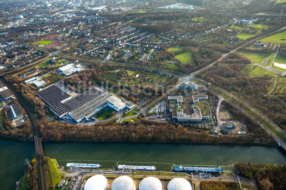 Luftaufnahme Gelsenkirchen - Bürogebäude des Geschäftshauses in Gelsenkirchen im Bundesland Nordrhein-Westfalen