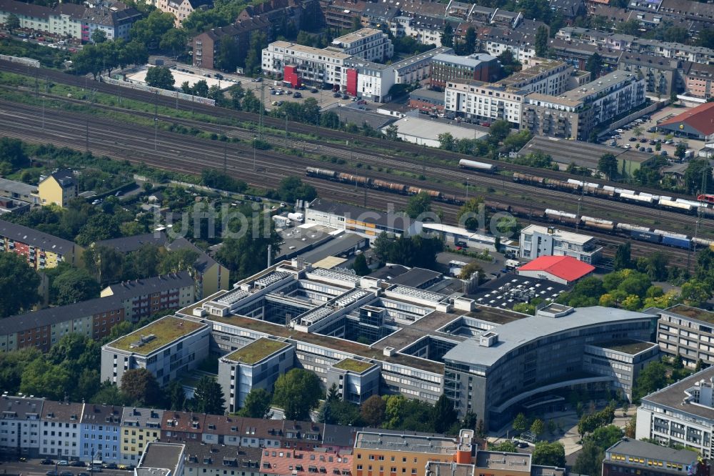 Köln von oben - Bürogebäude des Geschäftshauses der Gothaer Systems GmbH in der Gothaer Allee in Köln im Bundesland Nordrhein-Westfalen, Deutschland