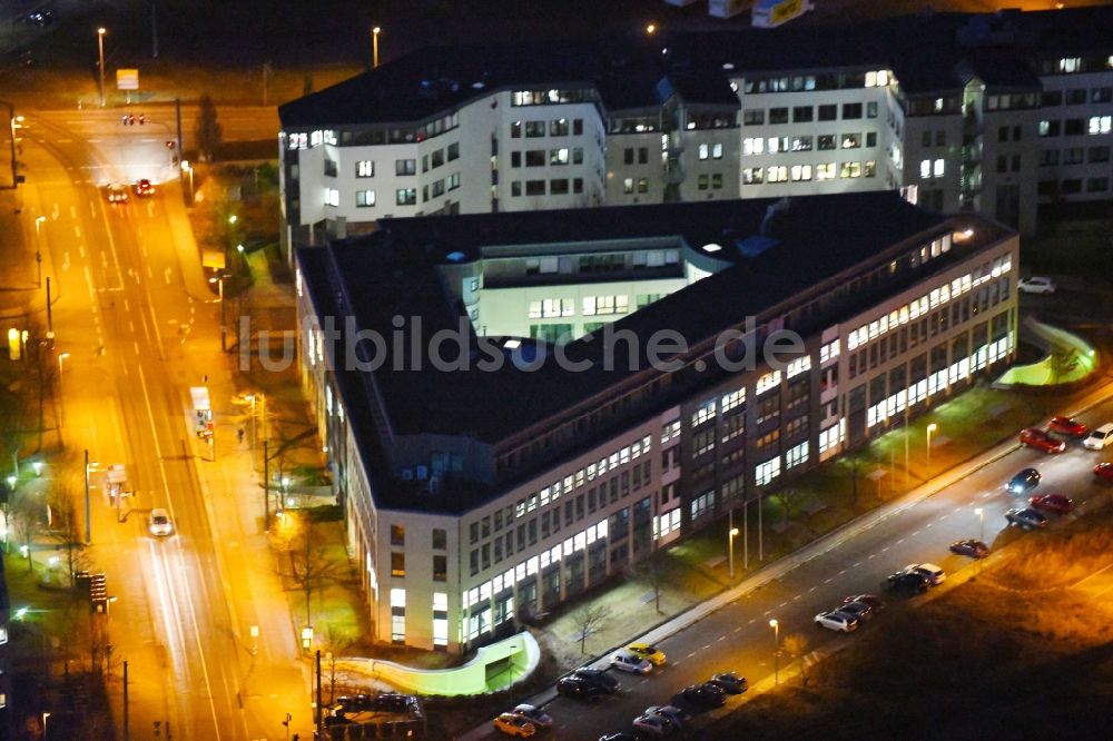 Luftbild Erfurt - Bürogebäude des Geschäftshauses in der Gustav-Weißkopf-Straße - Hugo-Junkers-Straße in Erfurt im Bundesland Thüringen, Deutschland