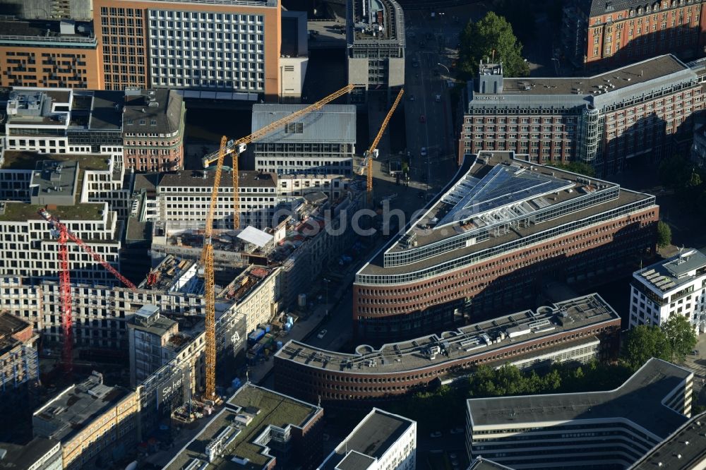 Luftbild Hamburg - Bürogebäude des Geschäftshauses in Hamburg