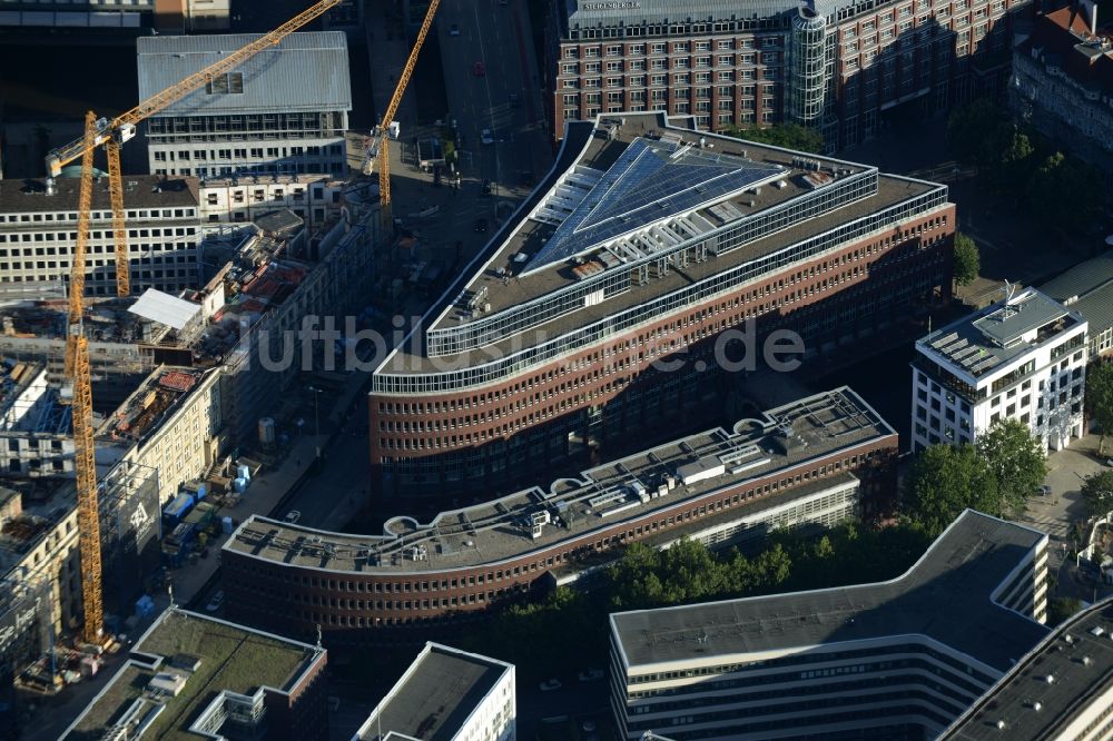 Luftaufnahme Hamburg - Bürogebäude des Geschäftshauses in Hamburg