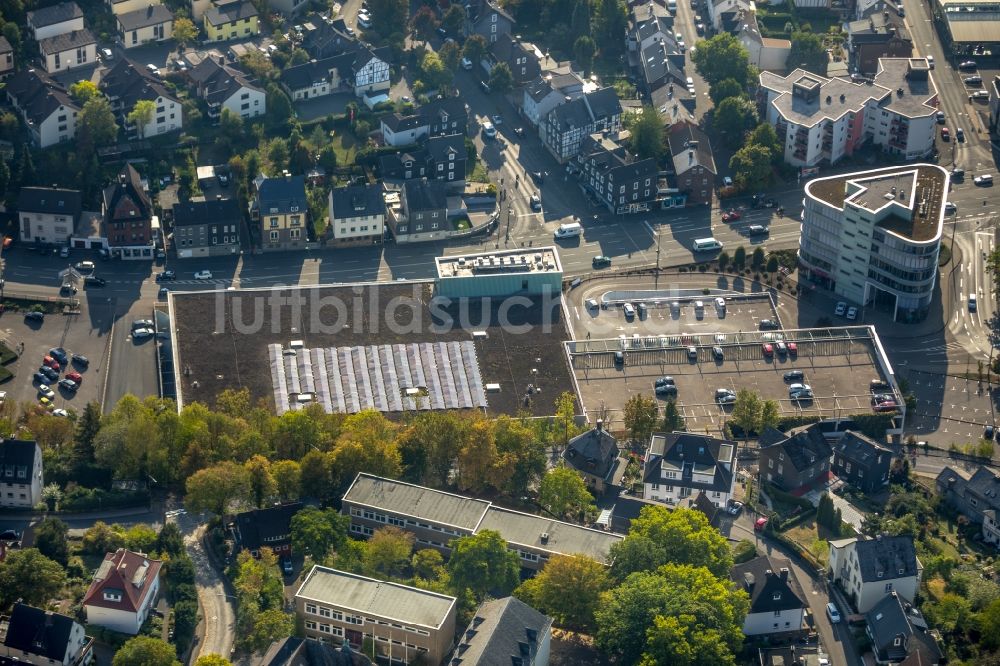 Siegen aus der Vogelperspektive: Bürogebäude des Geschäftshauses an der St.-Johann-Straße - Leimbachstraße in Siegen im Bundesland Nordrhein-Westfalen, Deutschland