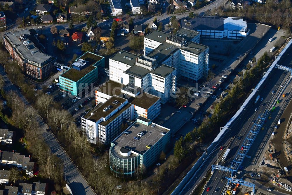 Luftbild Hamburg - Bürogebäude des Geschäftshauses Mode-Centrum Hamburg in Hamburg, Deutschland