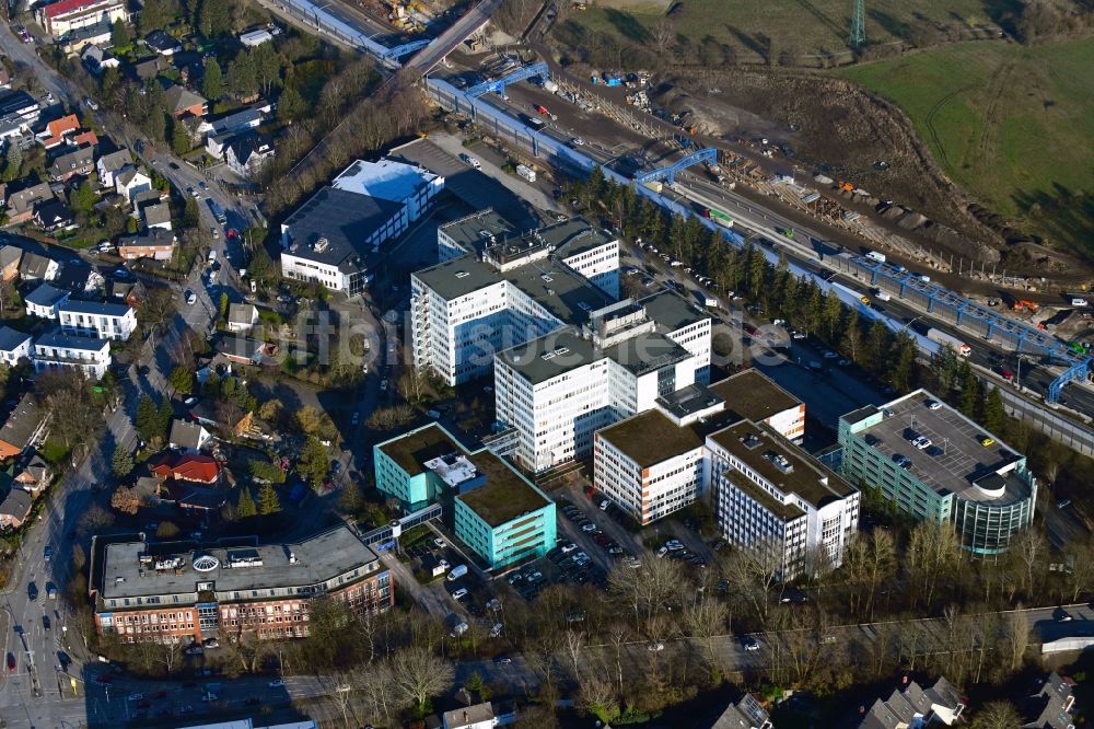 Luftaufnahme Hamburg - Bürogebäude des Geschäftshauses Mode-Centrum Hamburg in Hamburg, Deutschland