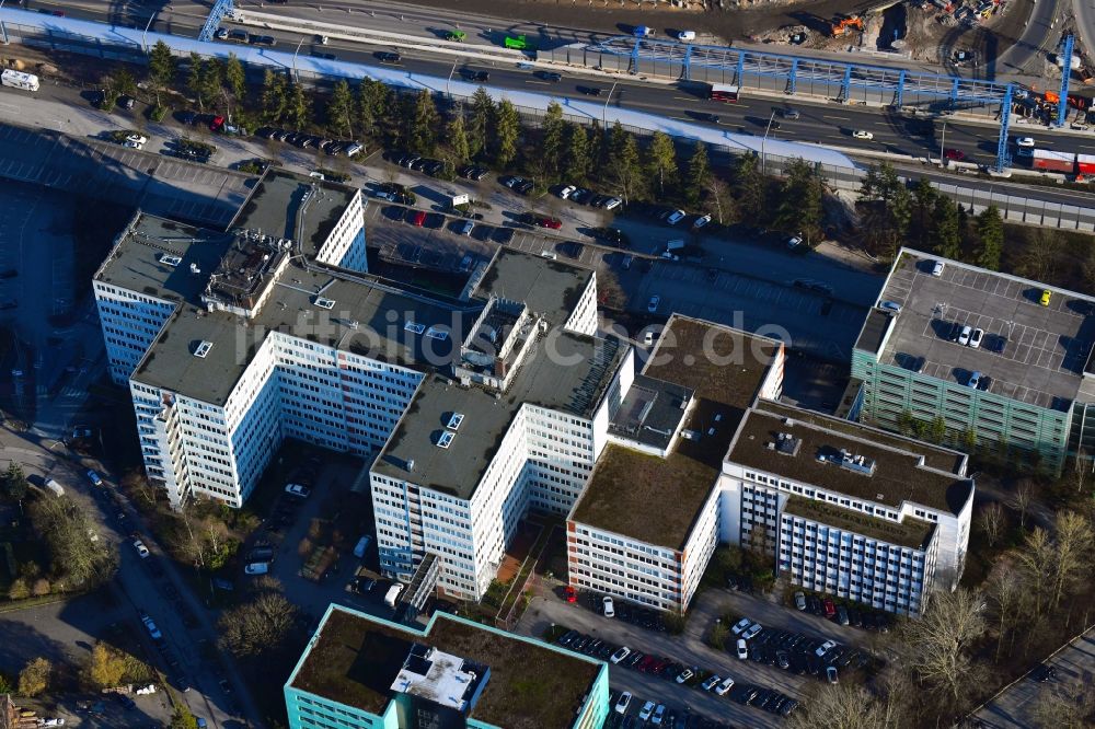 Hamburg aus der Vogelperspektive: Bürogebäude des Geschäftshauses Mode-Centrum Hamburg in Hamburg, Deutschland