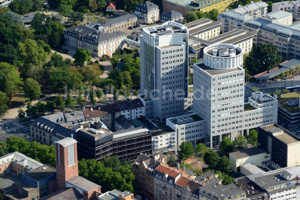 Luftbild Offenbach am Main - Bürogebäude des Geschäftshauses in Offenbach am Main im Bundesland Hessen